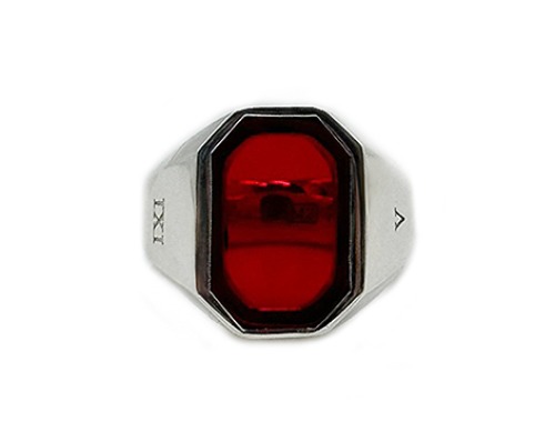 HERBIGHARO &amp; FRICA [ V ring, clear red ]